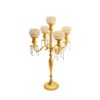 Gold And Silver Plated Brass Candleabra