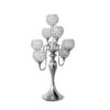 Gold And Silver Plated Brass Candleabra - Image 3