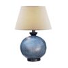 Blue Round Table Lamp
